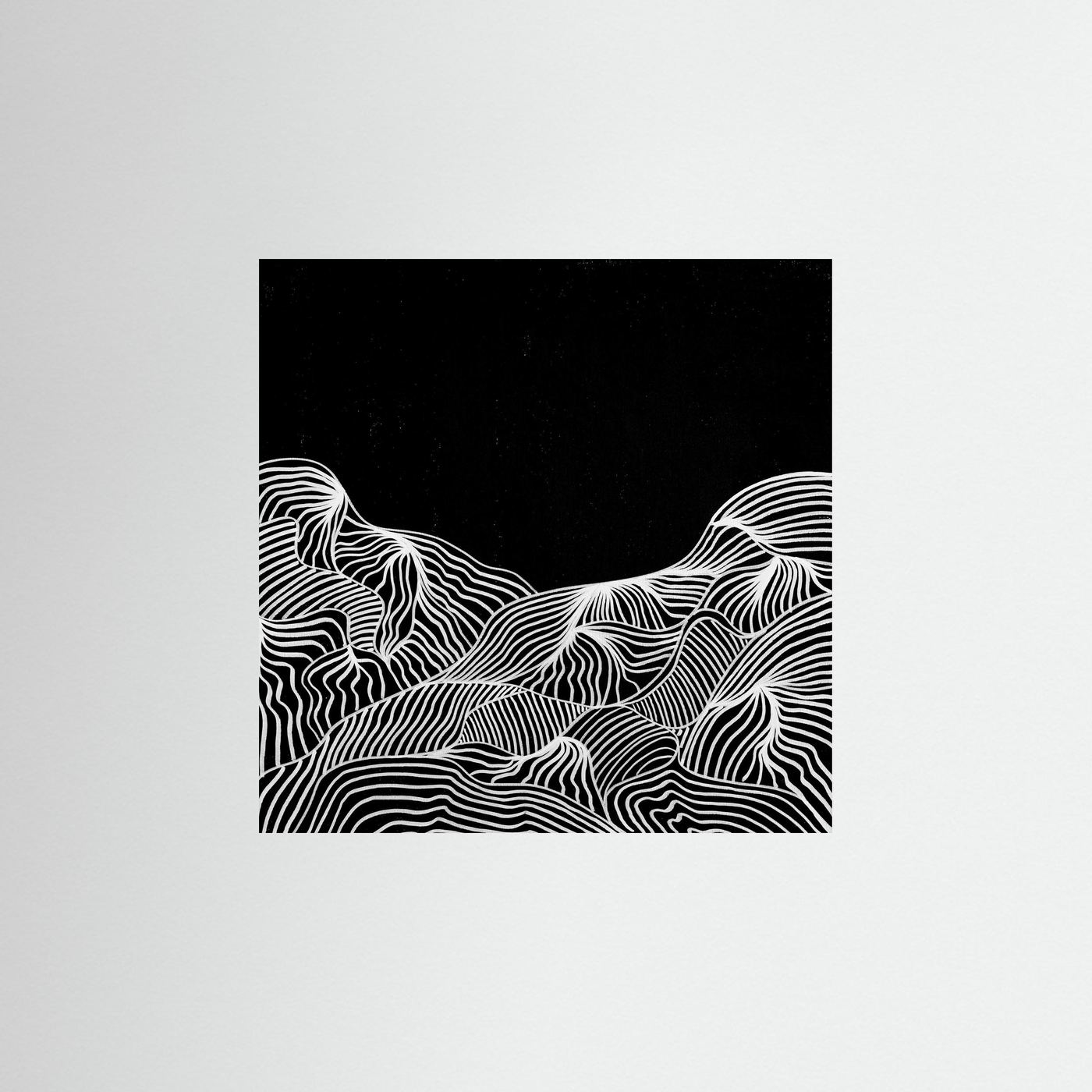 Mountain Lines - Print auf Papier