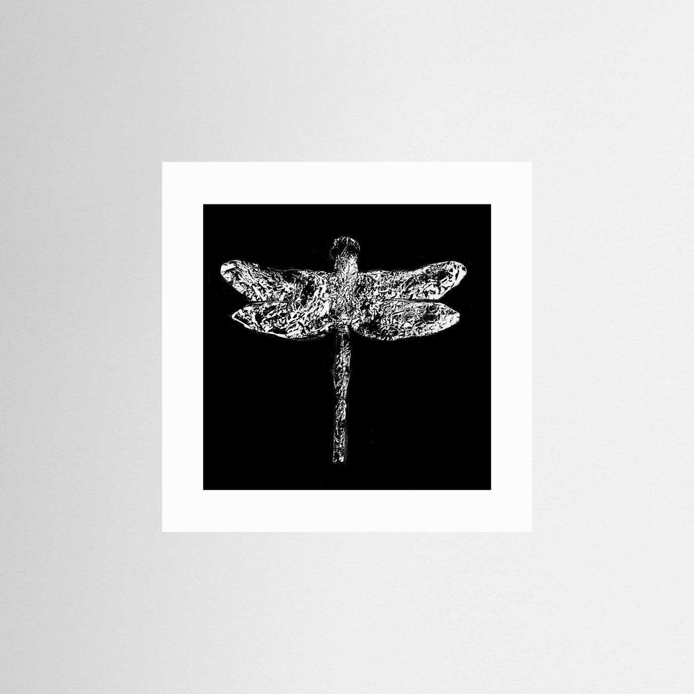 Dragonfly black - Print auf Papier