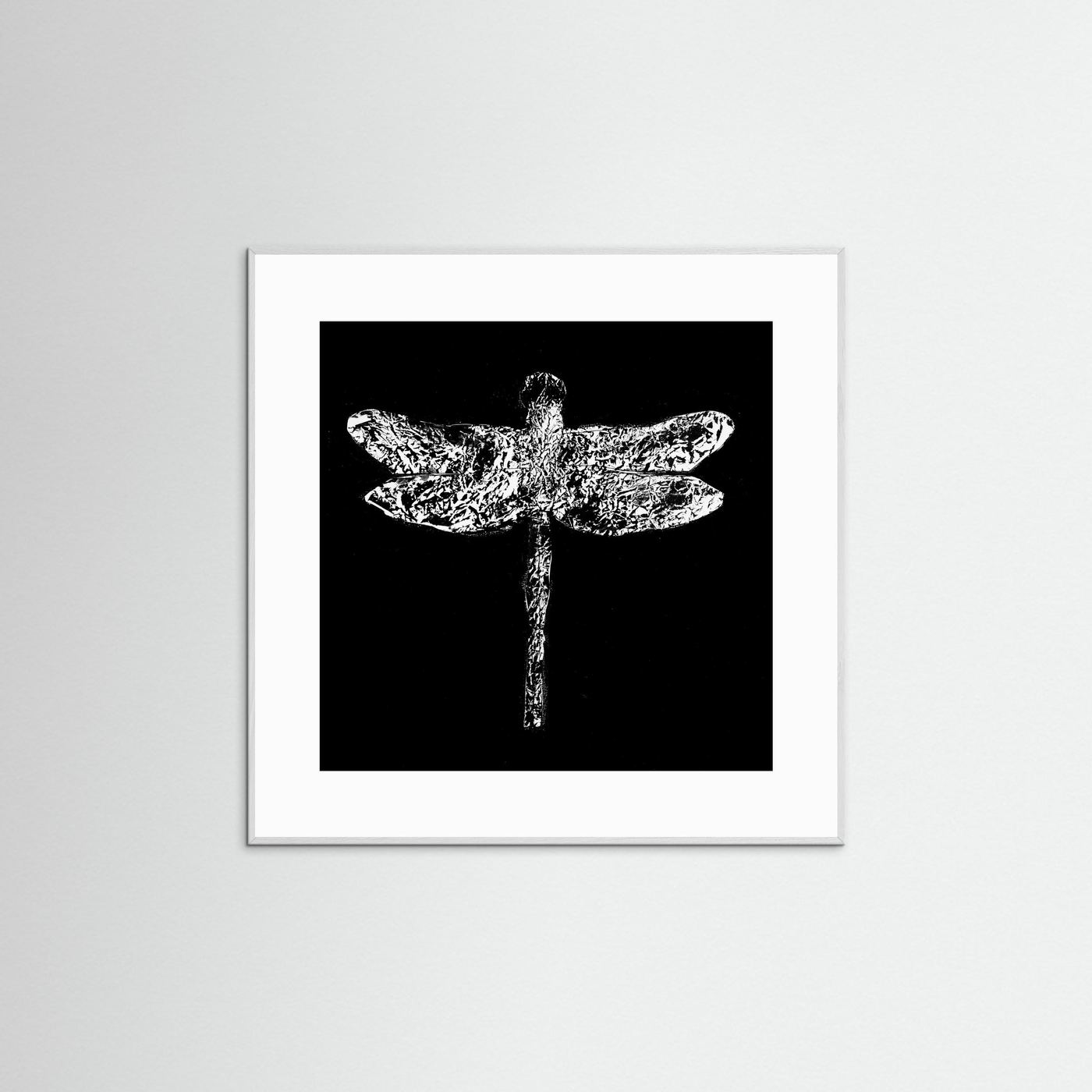 Dragonfly black - Print auf Papier