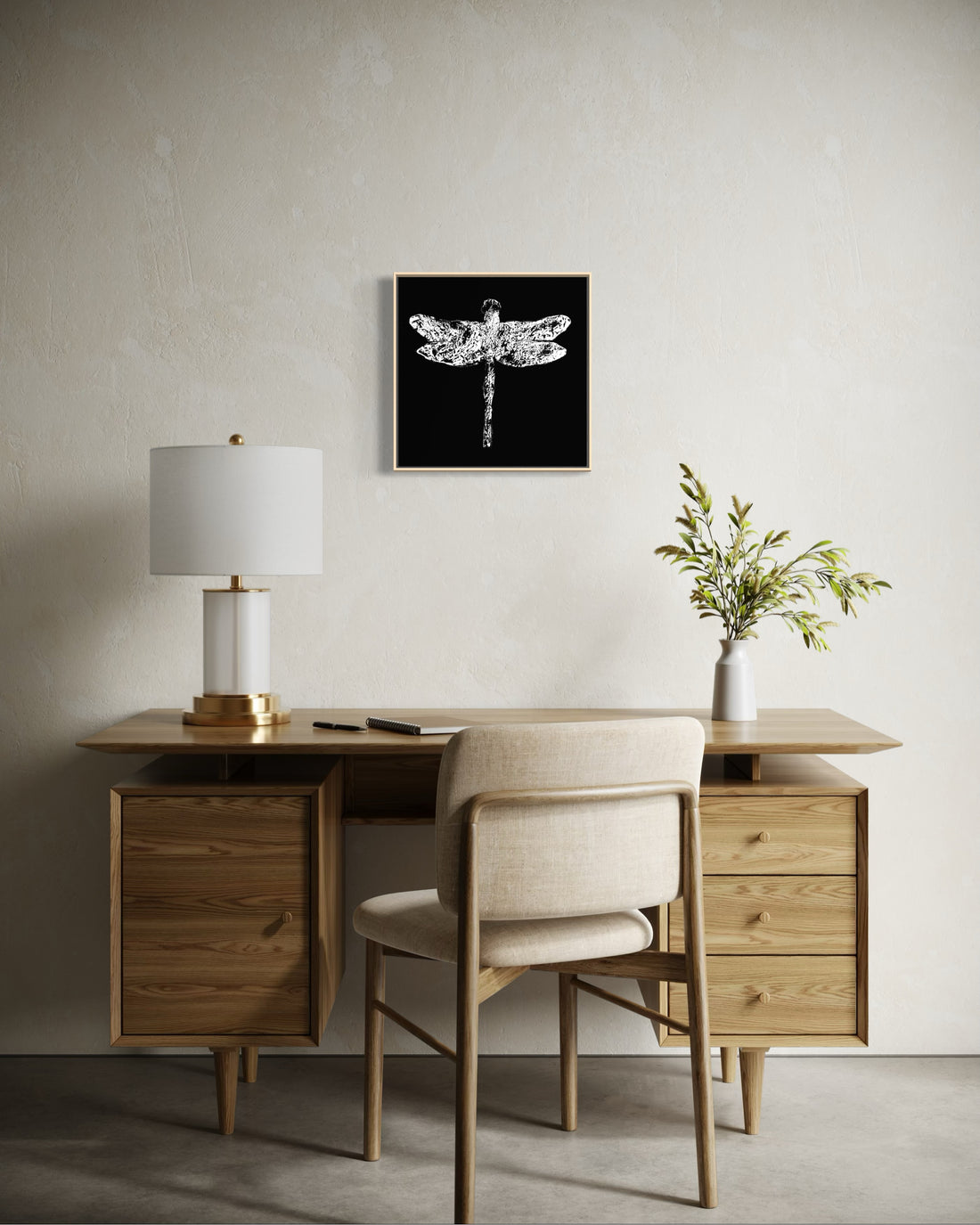 ACRYLIC ART MINI - BLACK DRAGON-FLY