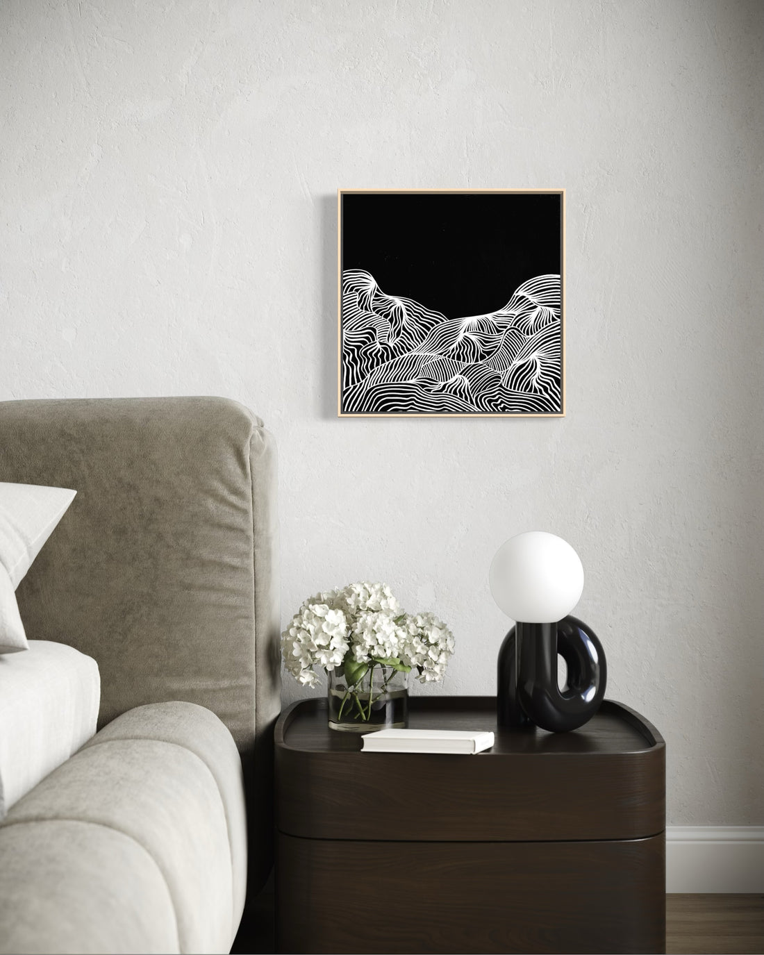 ACRYLIC ART MINI - MOUNTAIN LINES