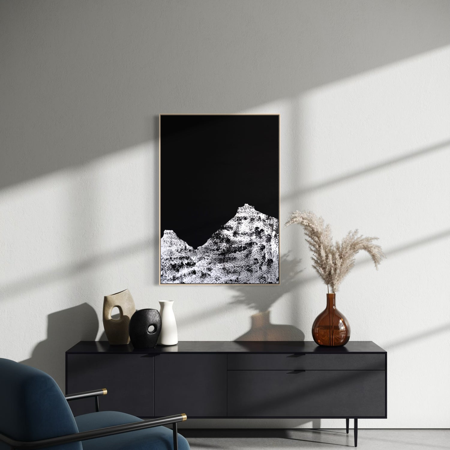 ACRYLIC ART - MOUNTAIN PORTRAIT