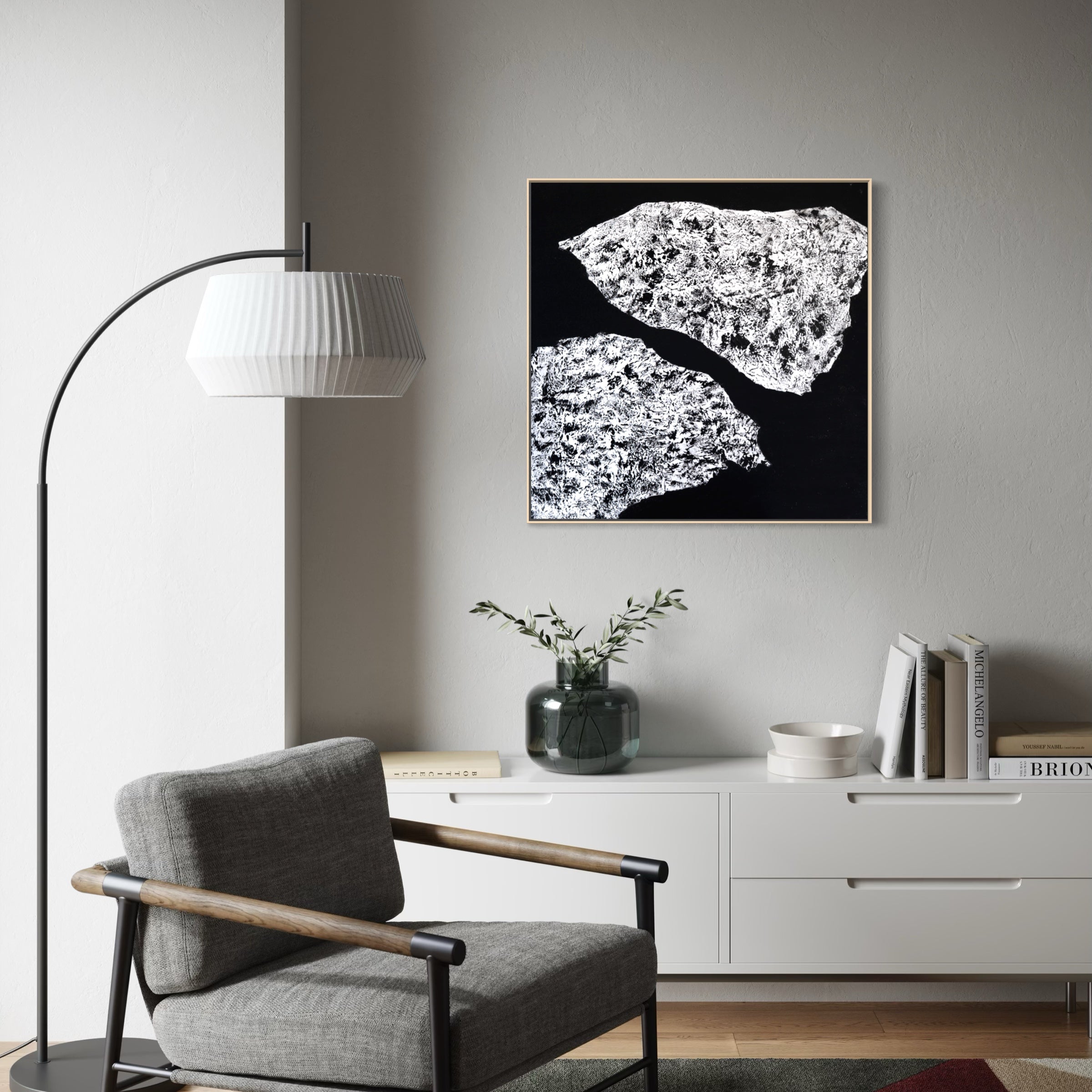 ACRYLIC ART - ABSTRACT STONES