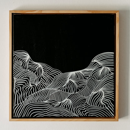 ACRYLIC ART MINI - MOUNTAIN LINES