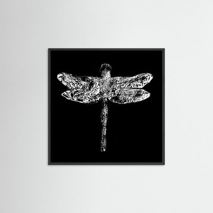 Dragonfly black - Print auf Papier