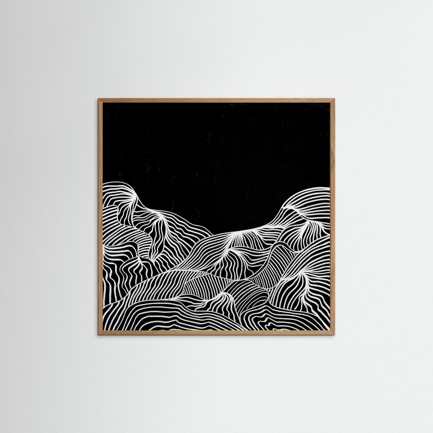 Mountain Lines - Print auf Papier