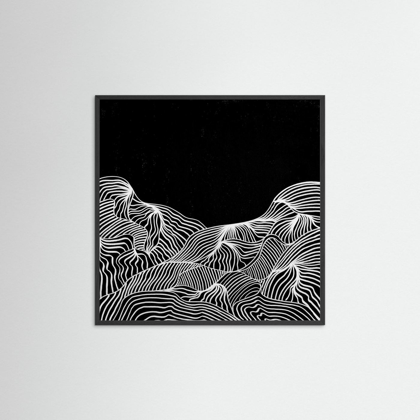 Mountain Lines - Print auf Papier