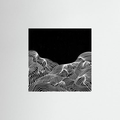 Mountain Lines - Print auf Papier